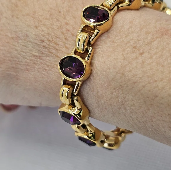 Authentic Vintage Swavorski Crystal Bracelet - Picture 6 of 8